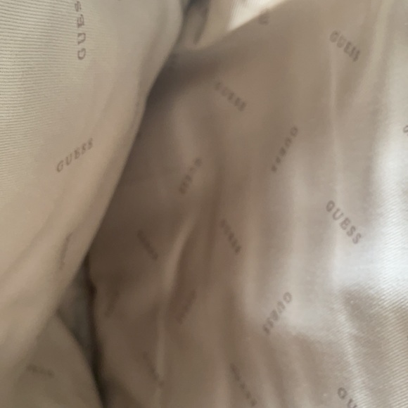 NEW with slight flaw guess black satchel bag purse - Picture 11 of 16